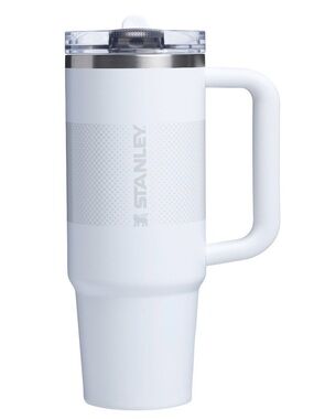 NEW White Fade Stanley Quencher ProTour Flip Straw Tumbler | 30 OZ